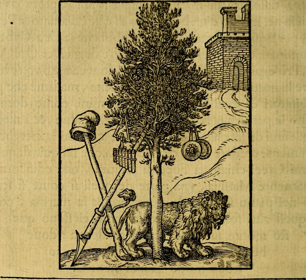 An illustration from Illvstratione de gli epitaffi et medaglie antiche, 1558, leaf 37