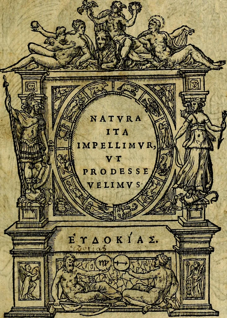 An illustration from Illvstratione de gli epitaffi et medaglie antiche, 1558, leaf 4