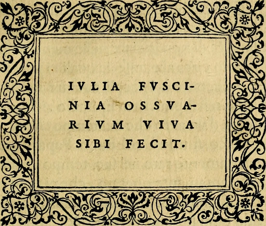 An illustration from Illvstratione de gli epitaffi et medaglie antiche, 1558, leaf 46