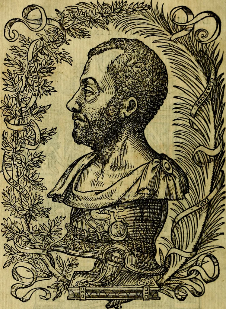 An illustration from Illvstratione de gli epitaffi et medaglie antiche, 1558, leaf 5