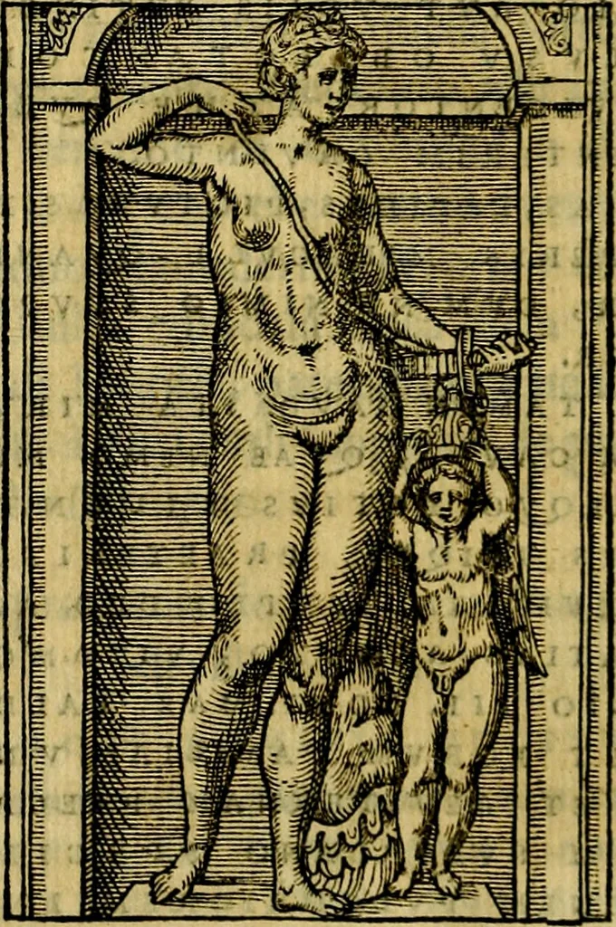 An illustration from Illvstratione de gli epitaffi et medaglie antiche, 1558, leaf 77