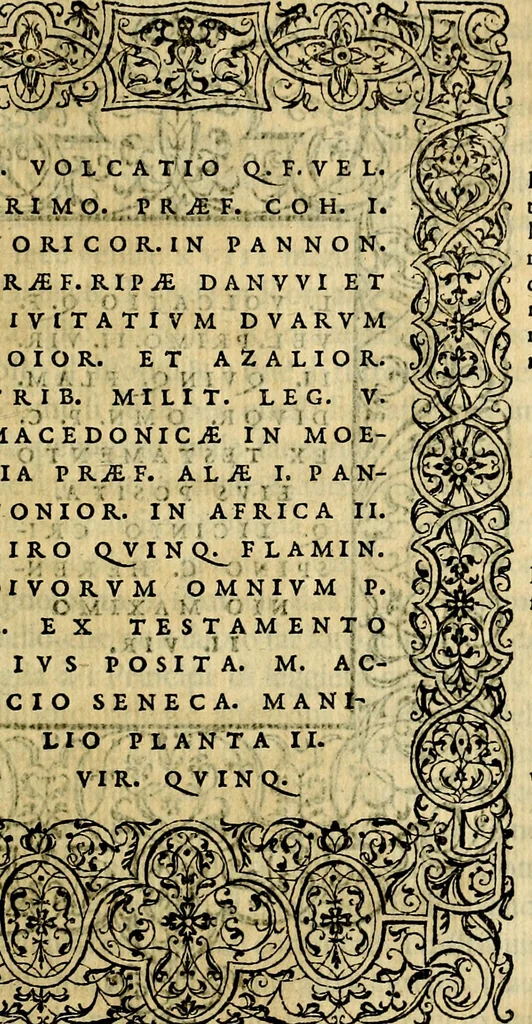 An illustration from Illvstratione de gli epitaffi et medaglie antiche, 1558, leaf 80