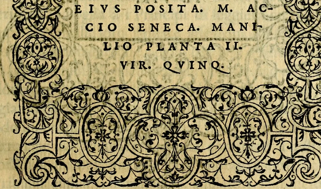 An illustration from Illvstratione de gli epitaffi et medaglie antiche, 1558, leaf 80