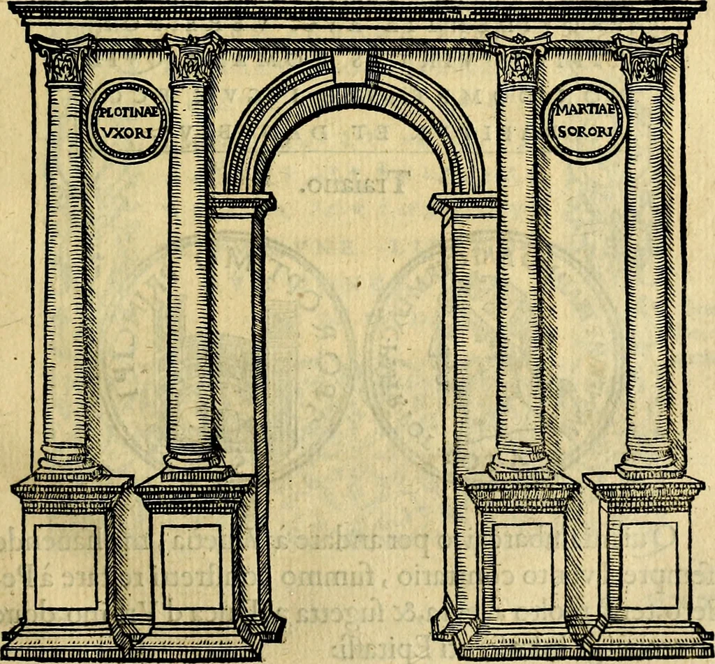 An illustration from Illvstratione de gli epitaffi et medaglie antiche, 1558, leaf 84