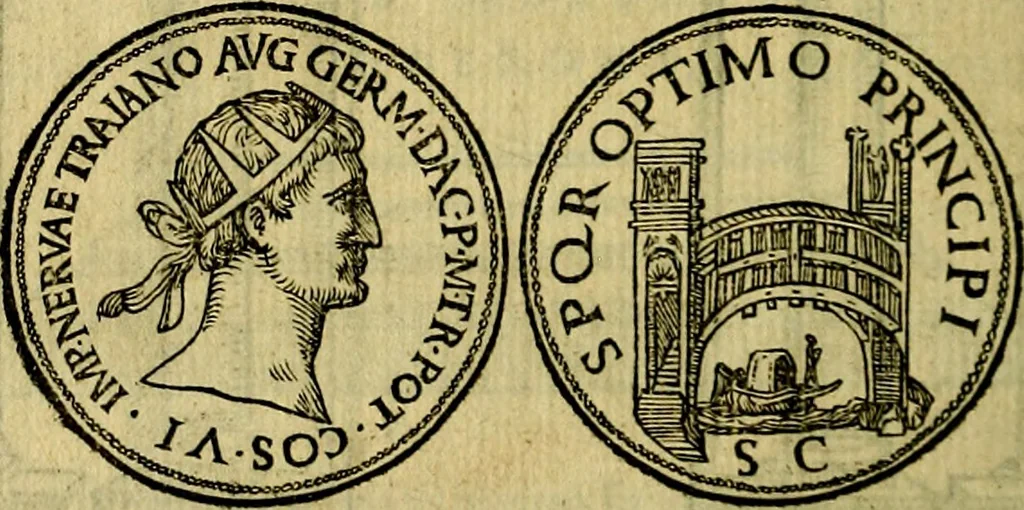 An illustration from Illvstratione de gli epitaffi et medaglie antiche, 1558, leaf 85