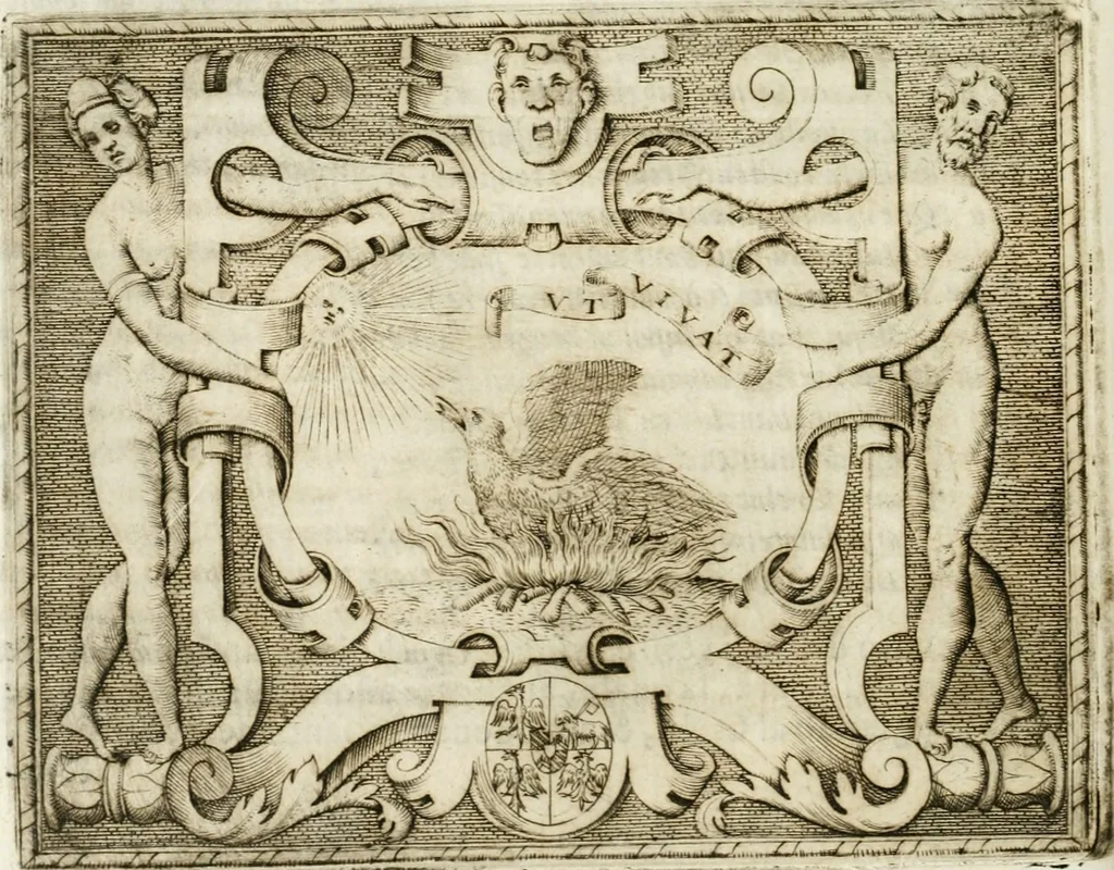 An illustration from Le imprese illvstri : con espositioni et discorsi, 1572, leaf 119