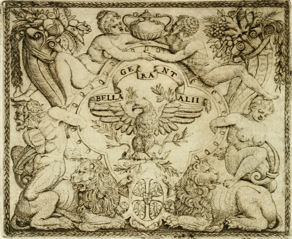 An illustration from Le imprese illvstri : con espositioni et discorsi, 1572, leaf 131