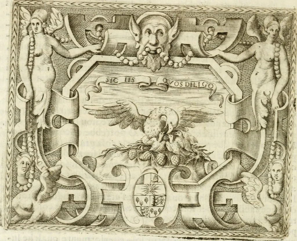 An illustration from Le imprese illvstri : con espositioni et discorsi, 1572, leaf 143