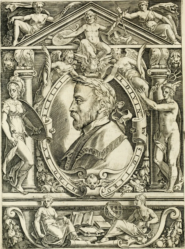 An illustration from Le imprese illvstri : con espositioni et discorsi, 1572, leaf 15