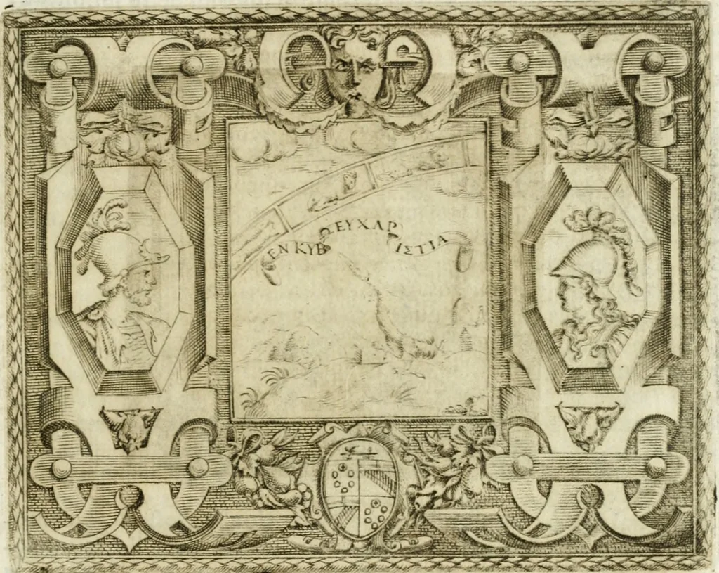 An illustration from Le imprese illvstri : con espositioni et discorsi, 1572, leaf 156