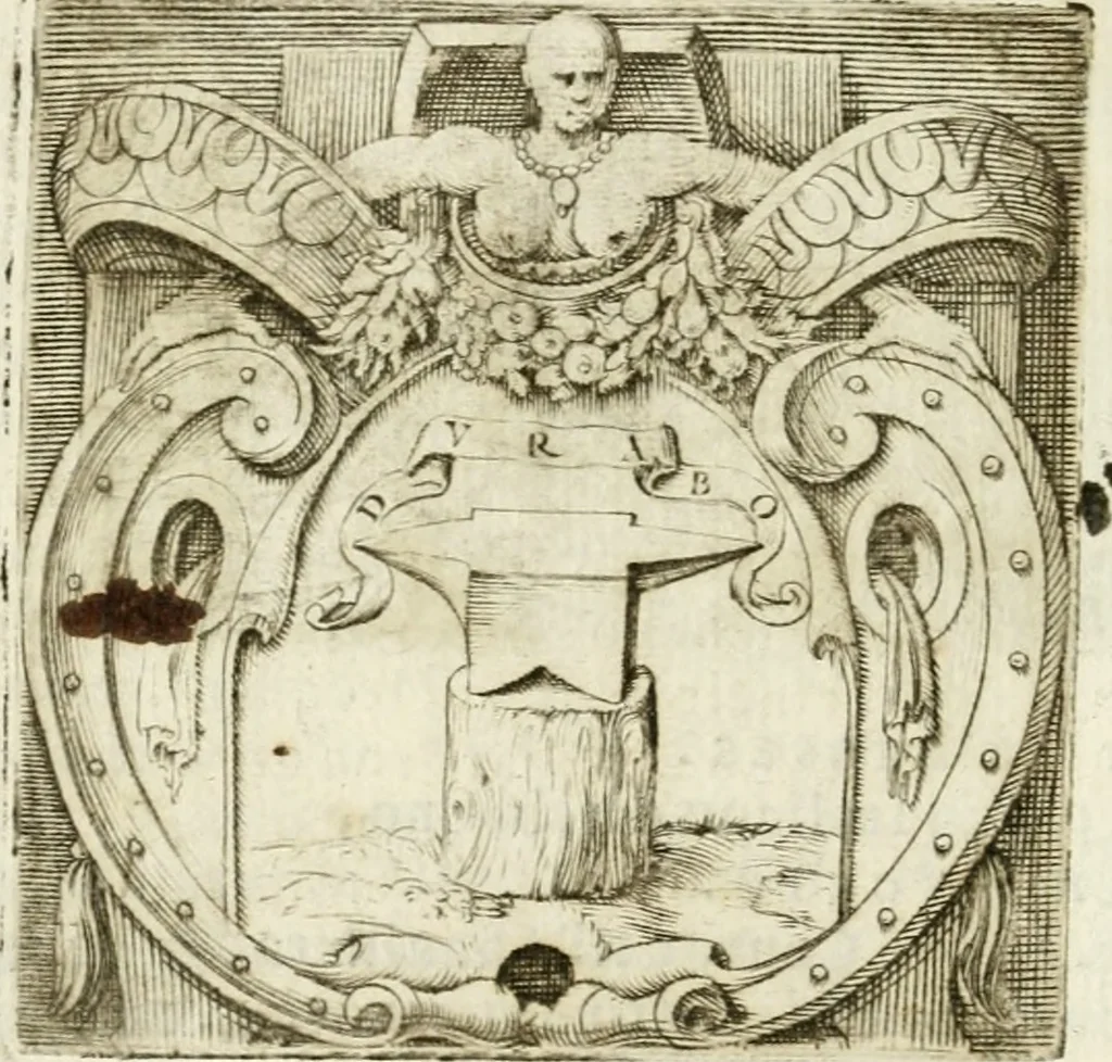 An illustration from Le imprese illvstri : con espositioni et discorsi, 1572, leaf 161