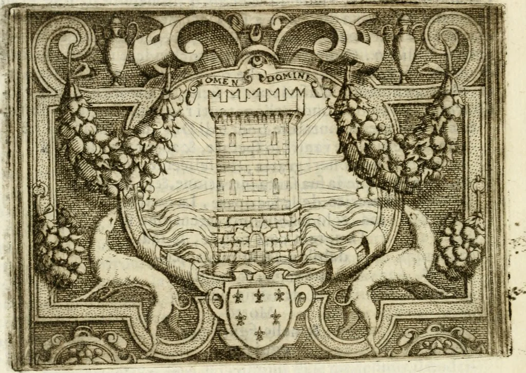 An illustration from Le imprese illvstri : con espositioni et discorsi, 1572, leaf 203
