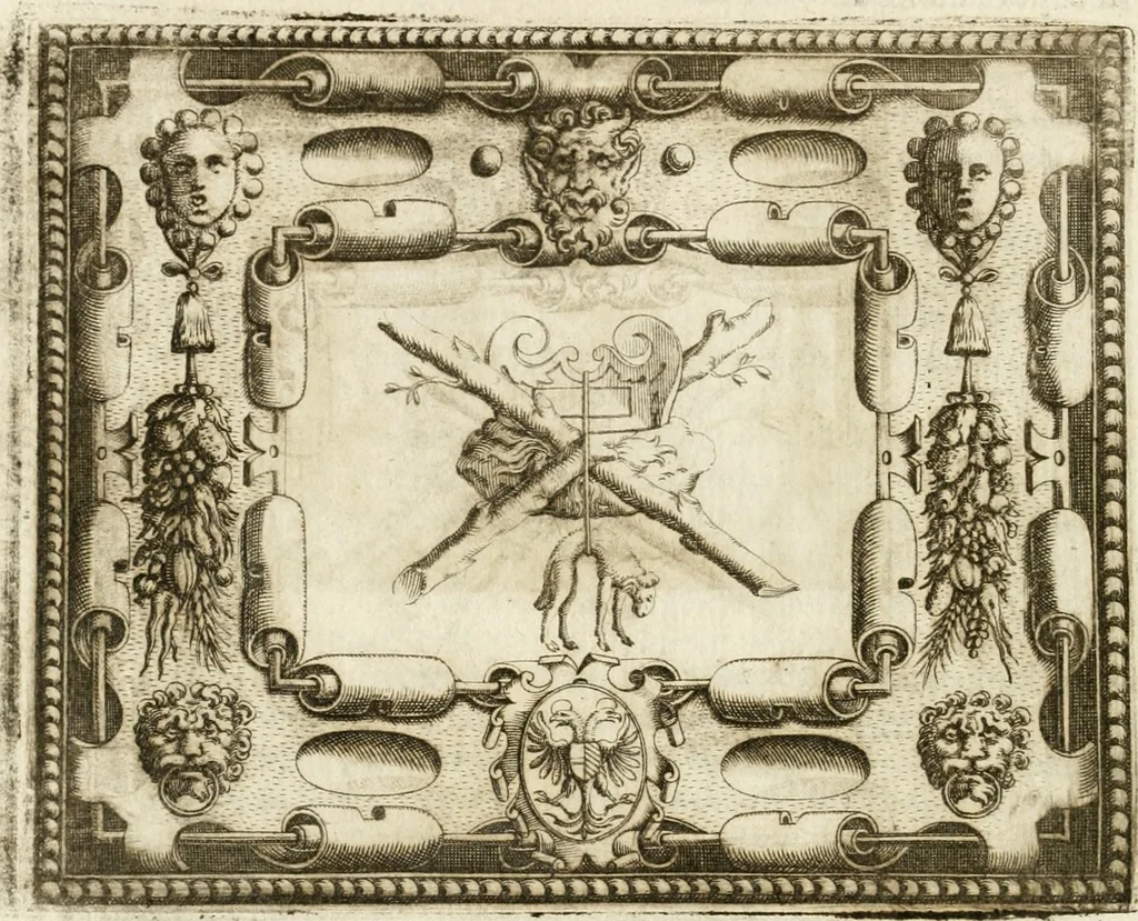 An illustration from Le imprese illvstri : con espositioni et discorsi, 1572, leaf 221