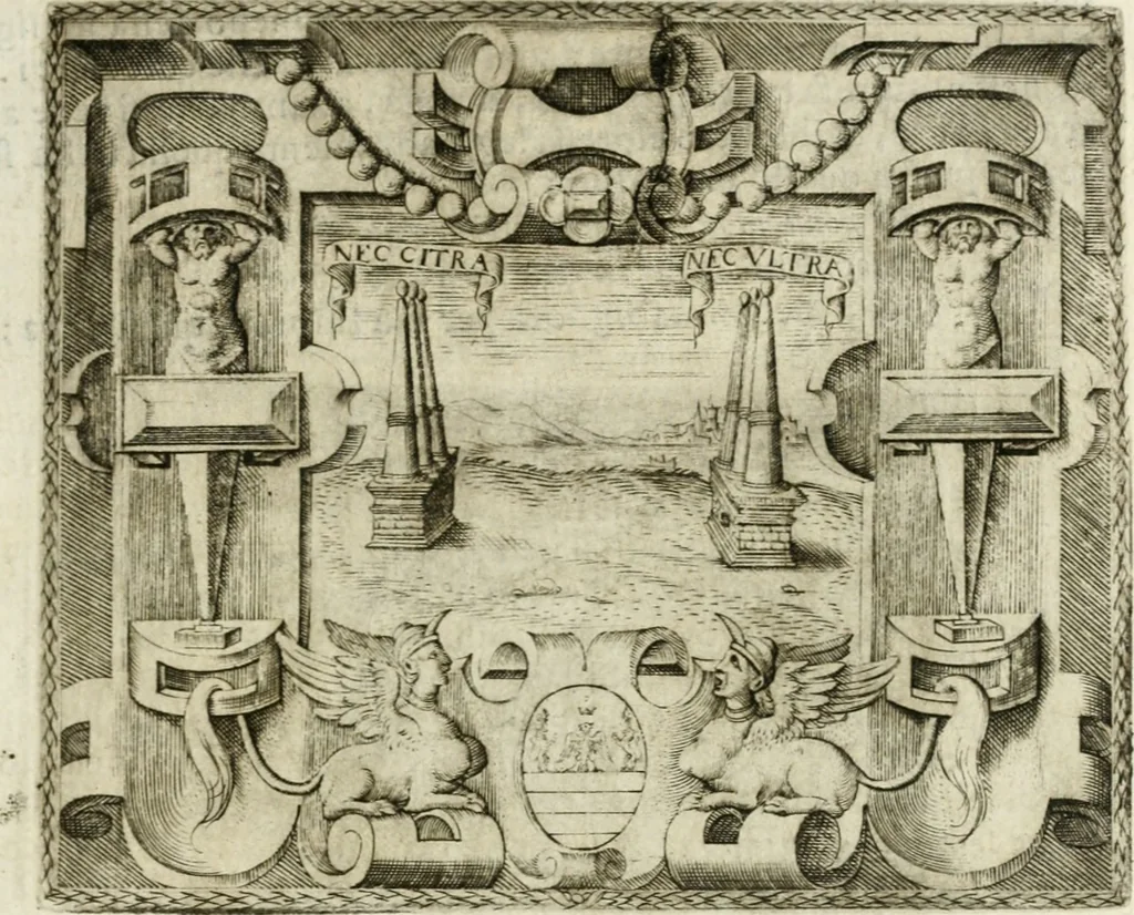 An illustration from Le imprese illvstri : con espositioni et discorsi, 1572, leaf 232