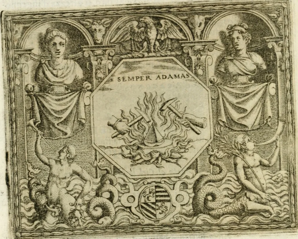 An illustration from Le imprese illvstri : con espositioni et discorsi, 1572, leaf 235