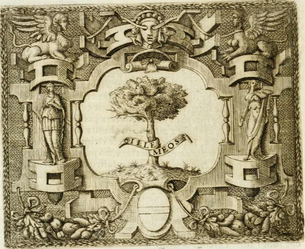 An illustration from Le imprese illvstri : con espositioni et discorsi, 1572, leaf 263