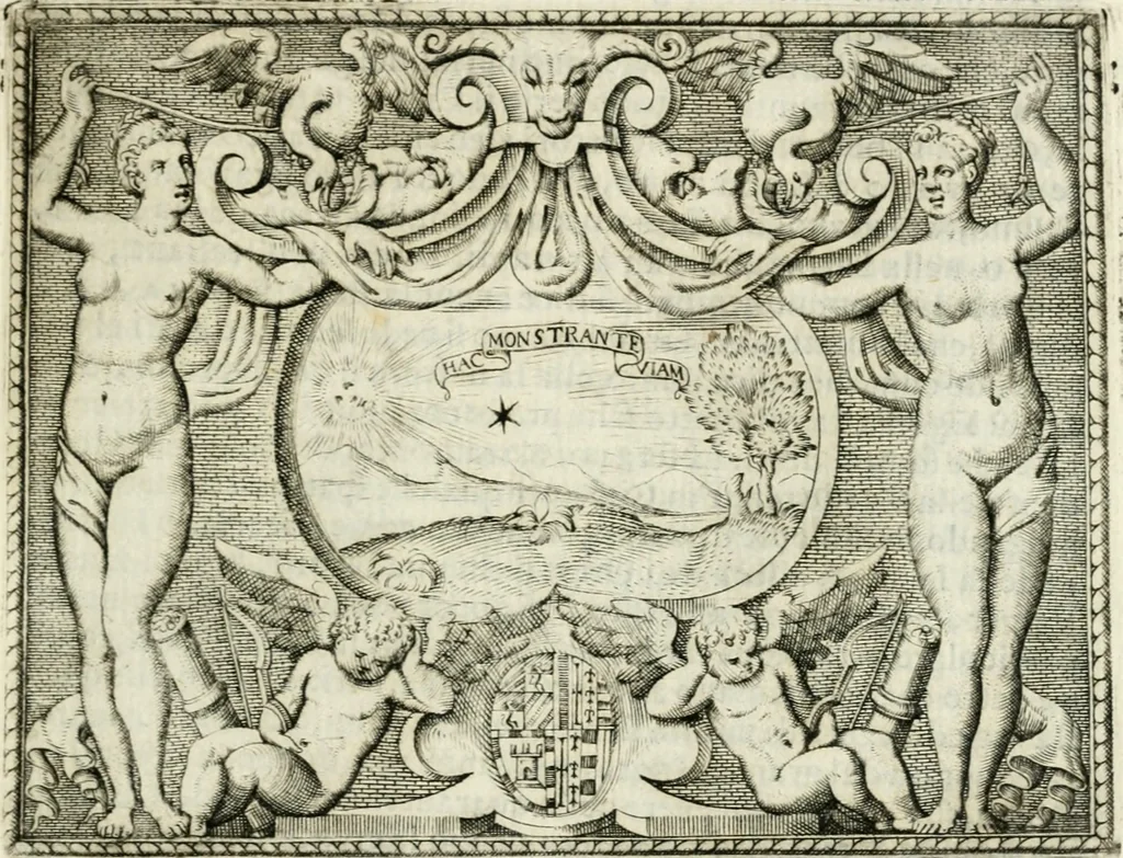 An illustration from Le imprese illvstri : con espositioni et discorsi, 1572, leaf 276