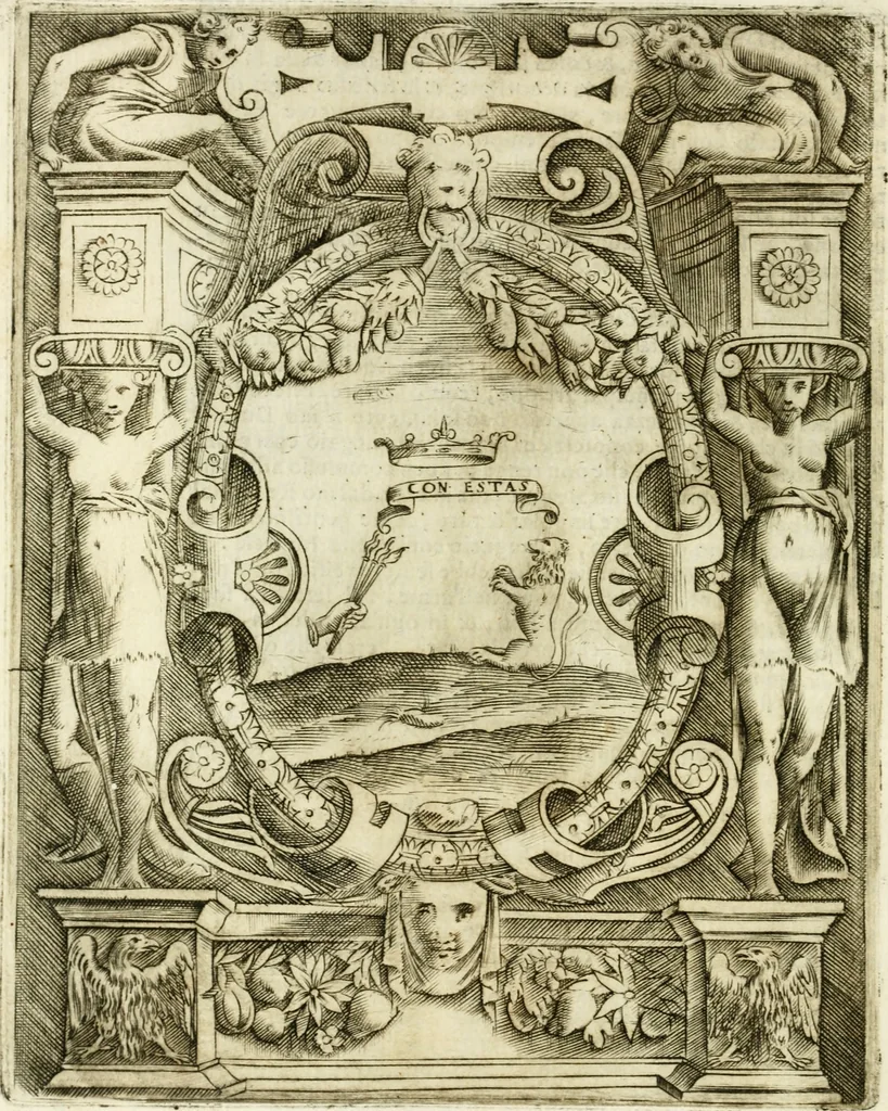 An illustration from Le imprese illvstri : con espositioni et discorsi, 1572, leaf 303
