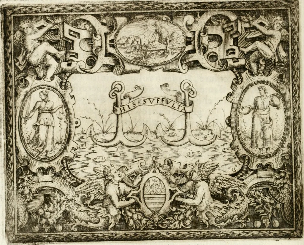 An illustration from Le imprese illvstri : con espositioni et discorsi, 1572, leaf 329