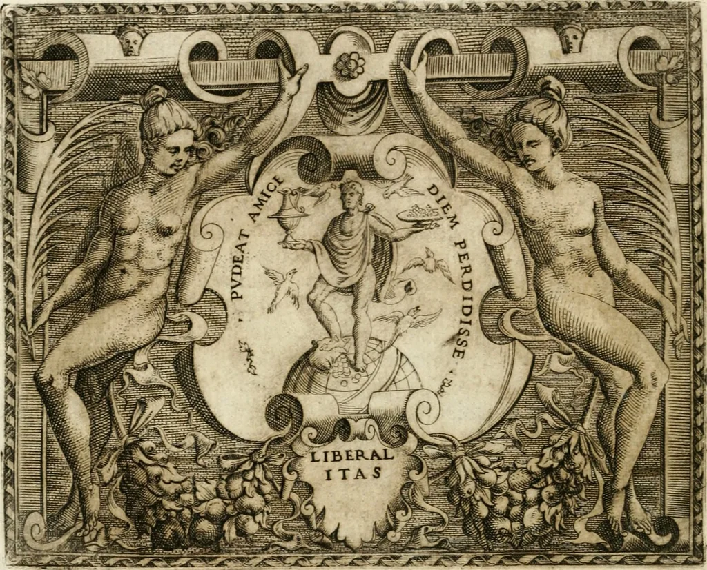 An illustration from Le imprese illvstri : con espositioni et discorsi, 1572, leaf 33