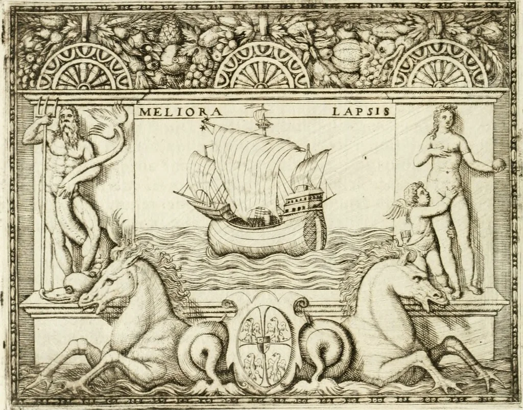 An illustration from Le imprese illvstri : con espositioni et discorsi, 1572, leaf 331