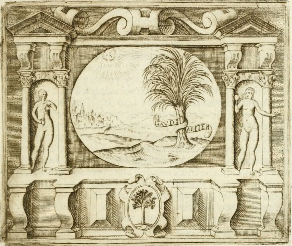 An illustration from Le imprese illvstri : con espositioni et discorsi, 1572, leaf 354