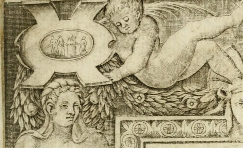 An illustration from Le imprese illvstri : con espositioni et discorsi, 1572, leaf 398