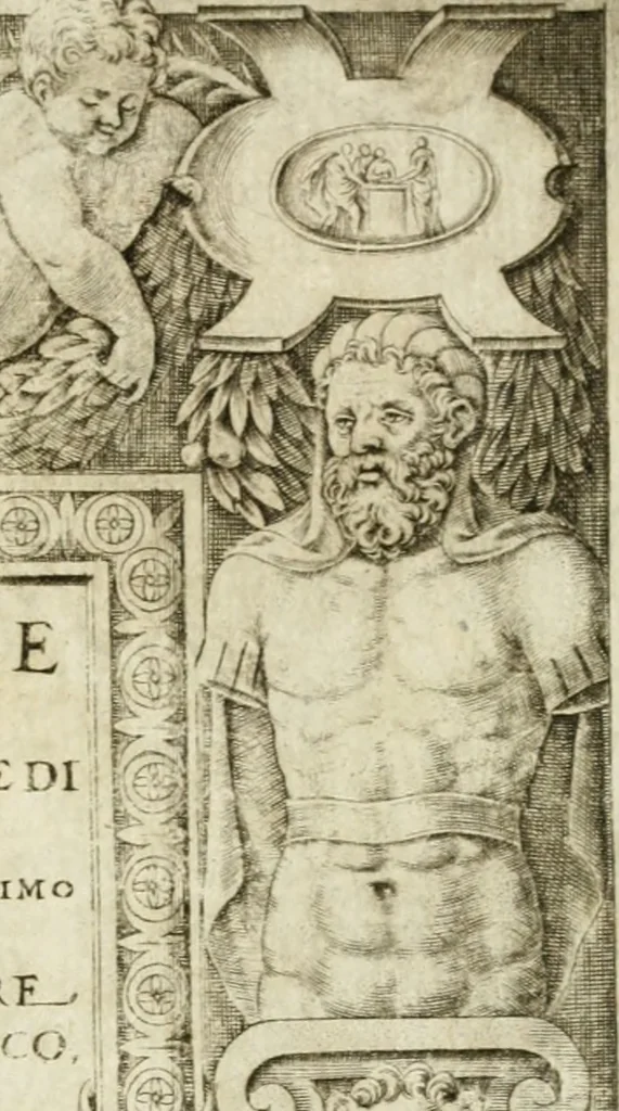 An illustration from Le imprese illvstri : con espositioni et discorsi, 1572, leaf 398