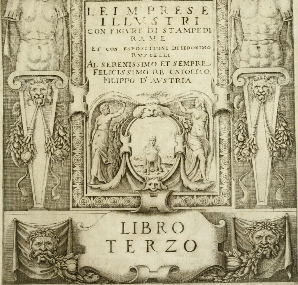 An illustration from Le imprese illvstri : con espositioni et discorsi, 1572, leaf 398