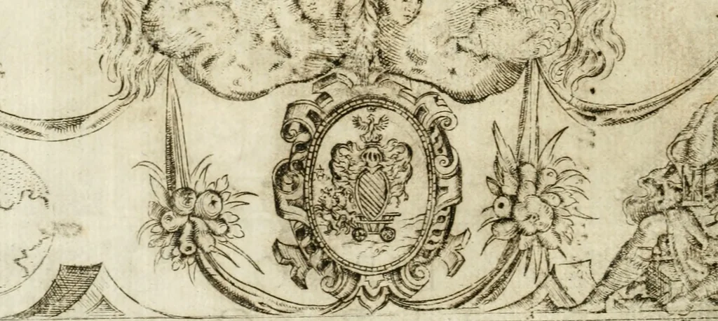 An illustration from Le imprese illvstri : con espositioni et discorsi, 1572, leaf 399