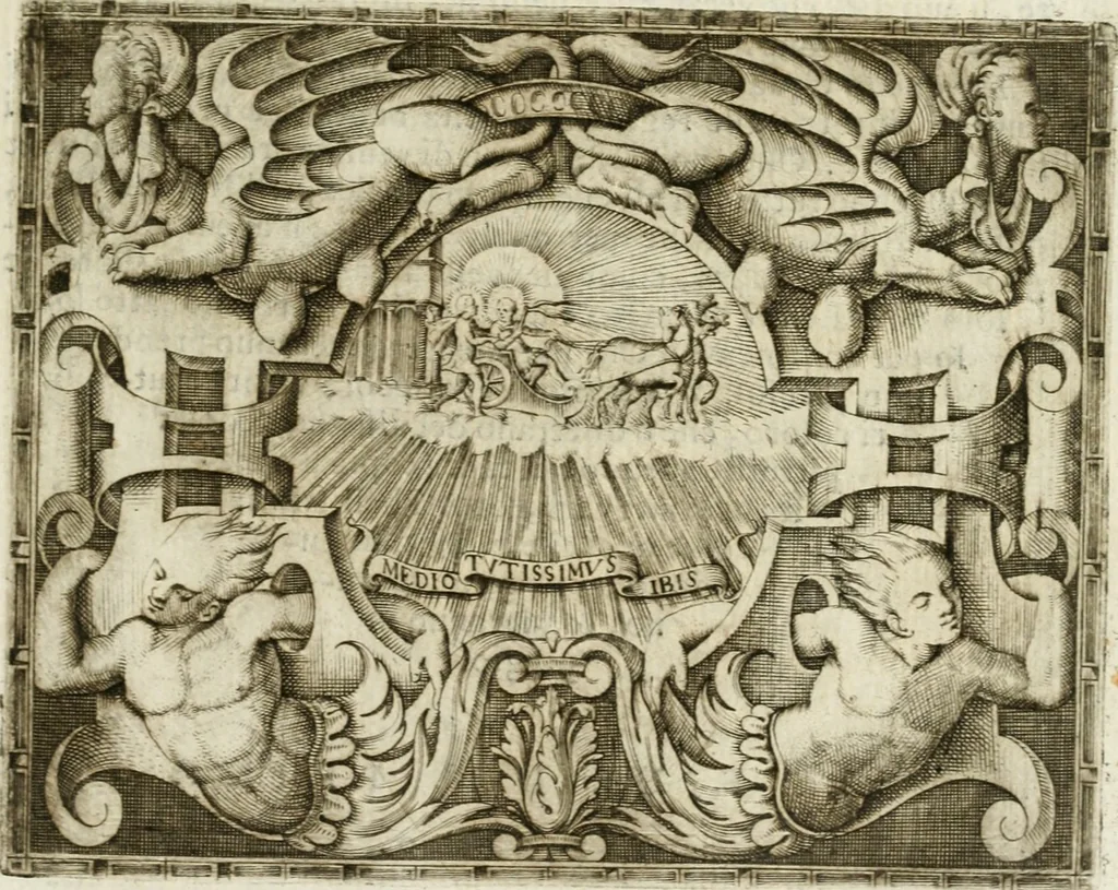 An illustration from Le imprese illvstri : con espositioni et discorsi, 1572, leaf 40