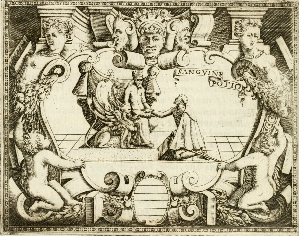 An illustration from Le imprese illvstri : con espositioni et discorsi, 1572, leaf 419