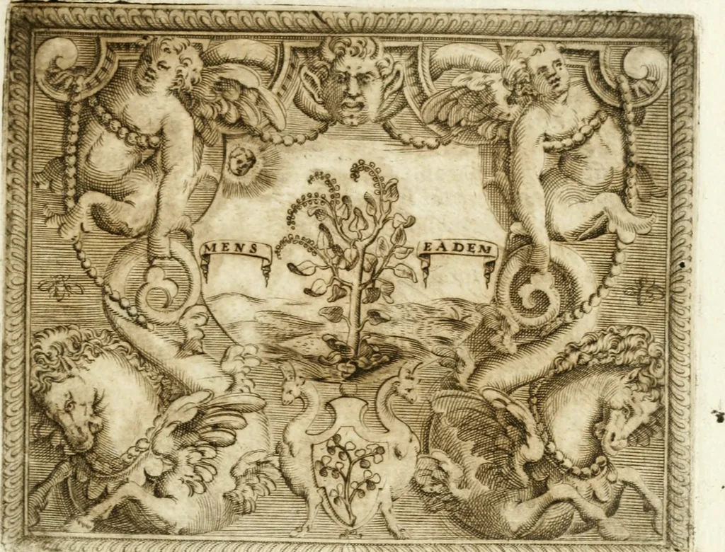 An illustration from Le imprese illvstri : con espositioni et discorsi, 1572, leaf 452