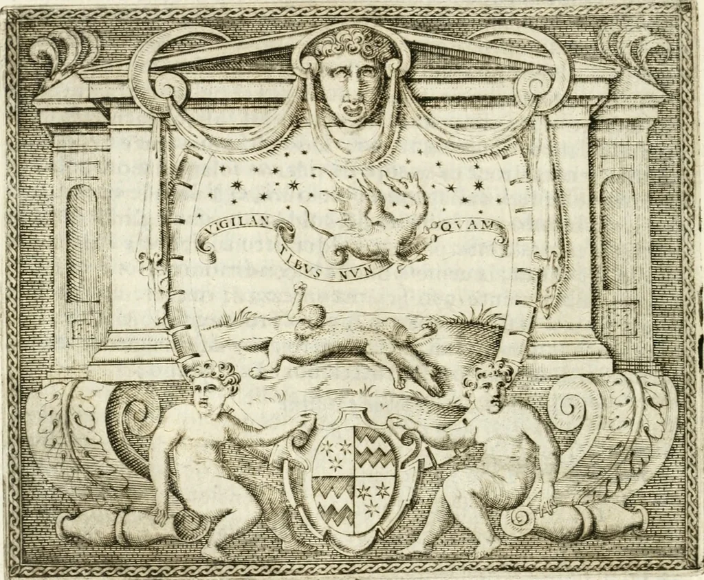 An illustration from Le imprese illvstri : con espositioni et discorsi, 1572, leaf 461