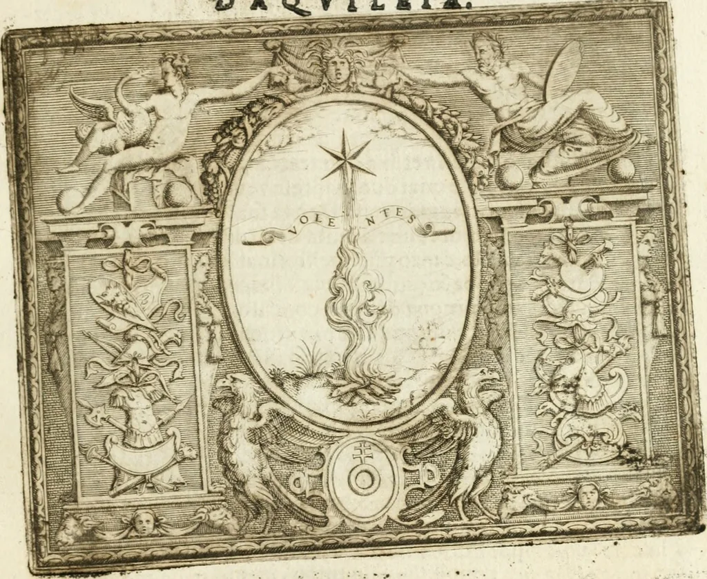 An illustration from Le imprese illvstri : con espositioni et discorsi, 1572, leaf 488