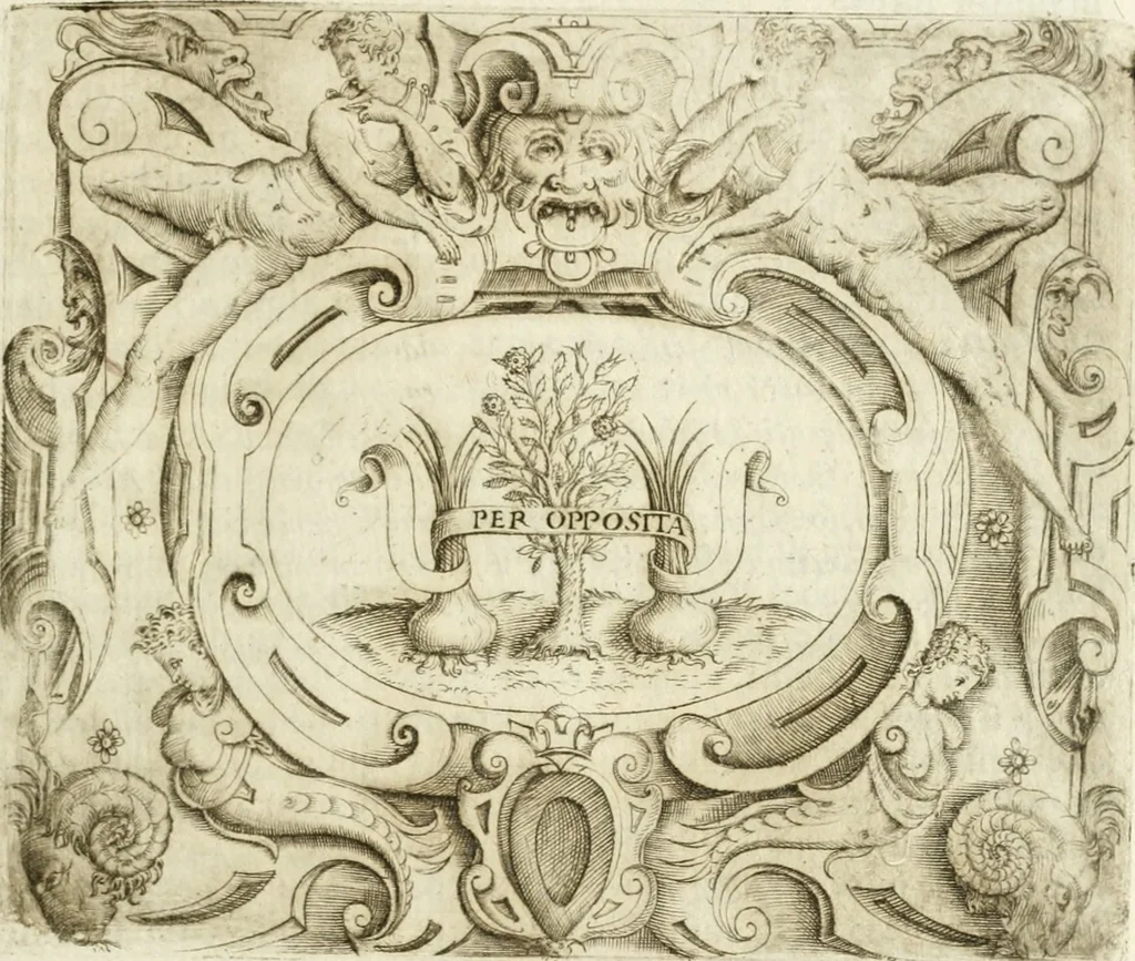 An illustration from Le imprese illvstri : con espositioni et discorsi, 1572, leaf 514