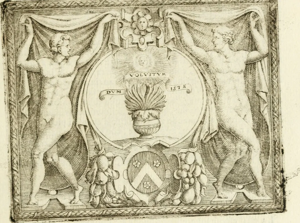 An illustration from Le imprese illvstri : con espositioni et discorsi, 1572, leaf 530