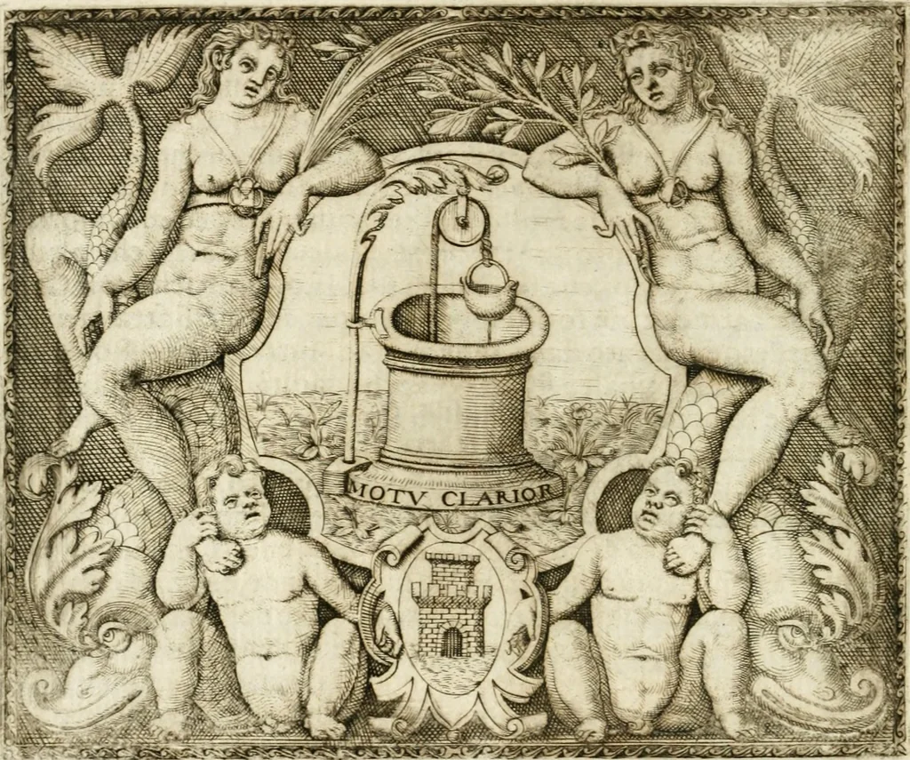 An illustration from Le imprese illvstri : con espositioni et discorsi, 1572, leaf 533