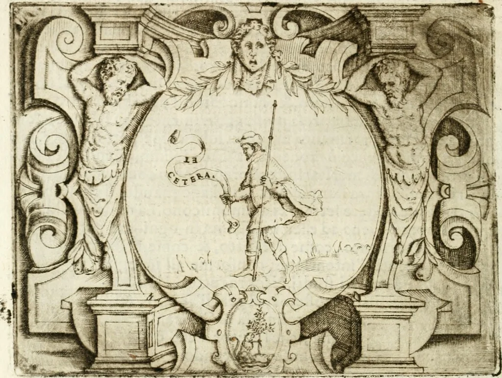 An illustration from Le imprese illvstri : con espositioni et discorsi, 1572, leaf 537