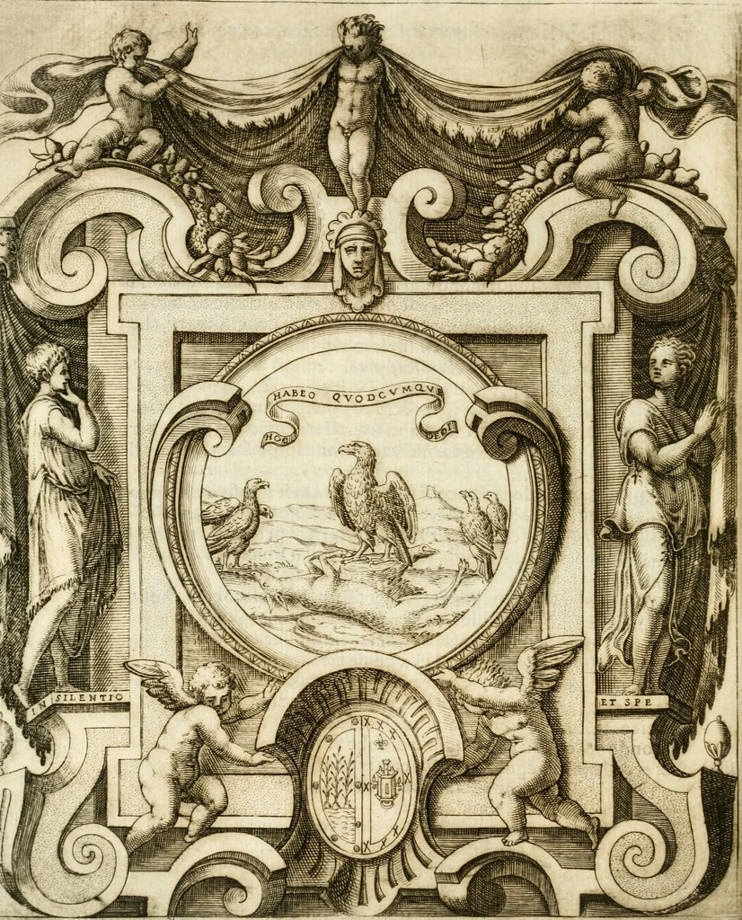 An illustration from Le imprese illvstri : con espositioni et discorsi, 1572, leaf 541
