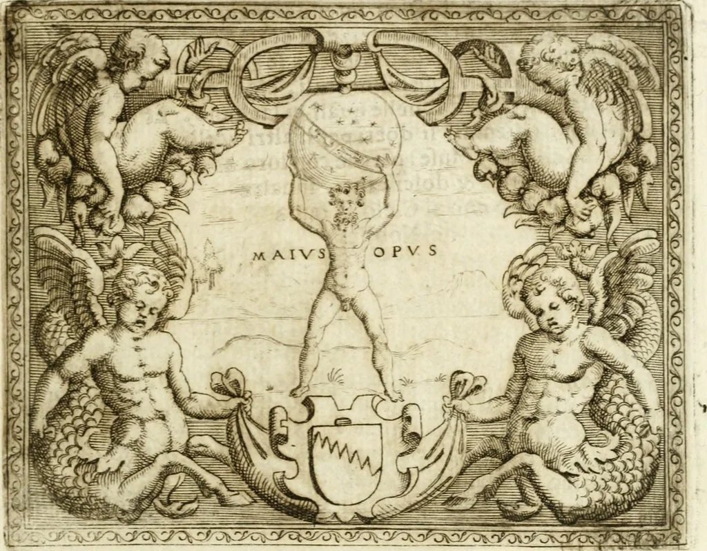 An illustration from Le imprese illvstri : con espositioni et discorsi, 1572, leaf 544