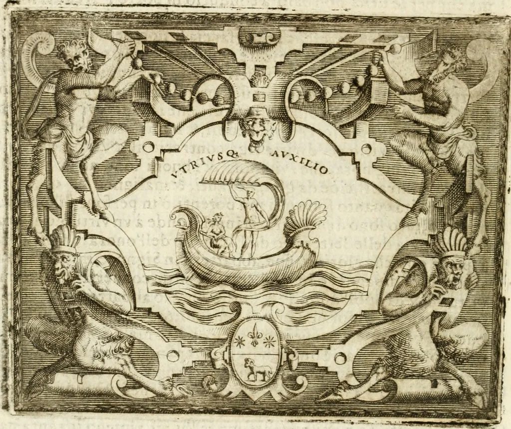 An illustration from Le imprese illvstri : con espositioni et discorsi, 1572, leaf 551