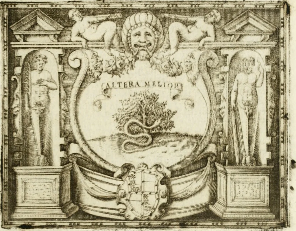 An illustration from Le imprese illvstri : con espositioni et discorsi, 1572, leaf 564