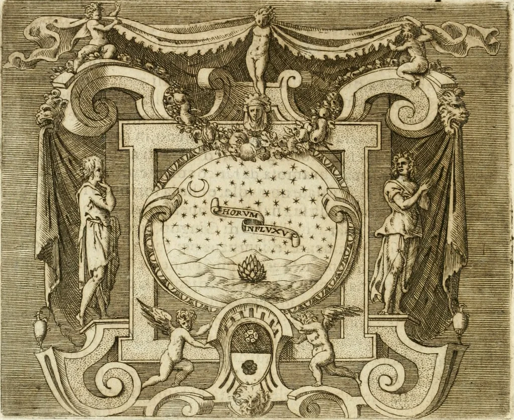 An illustration from Le imprese illvstri : con espositioni et discorsi, 1572, leaf 597