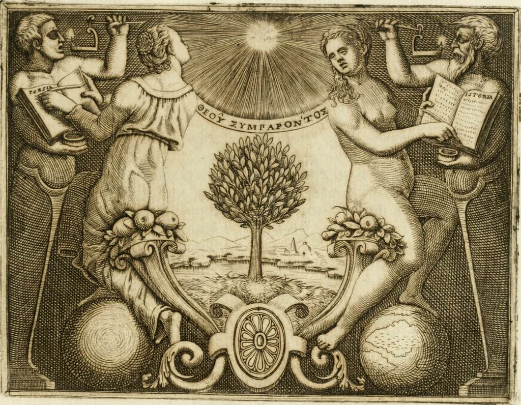 An illustration from Le imprese illvstri : con espositioni et discorsi, 1572, leaf 606