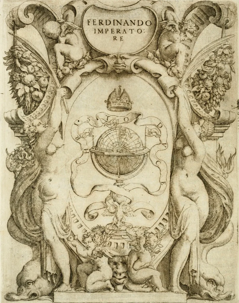 An illustration from Le imprese illvstri : con espositioni et discorsi, 1572, leaf 61