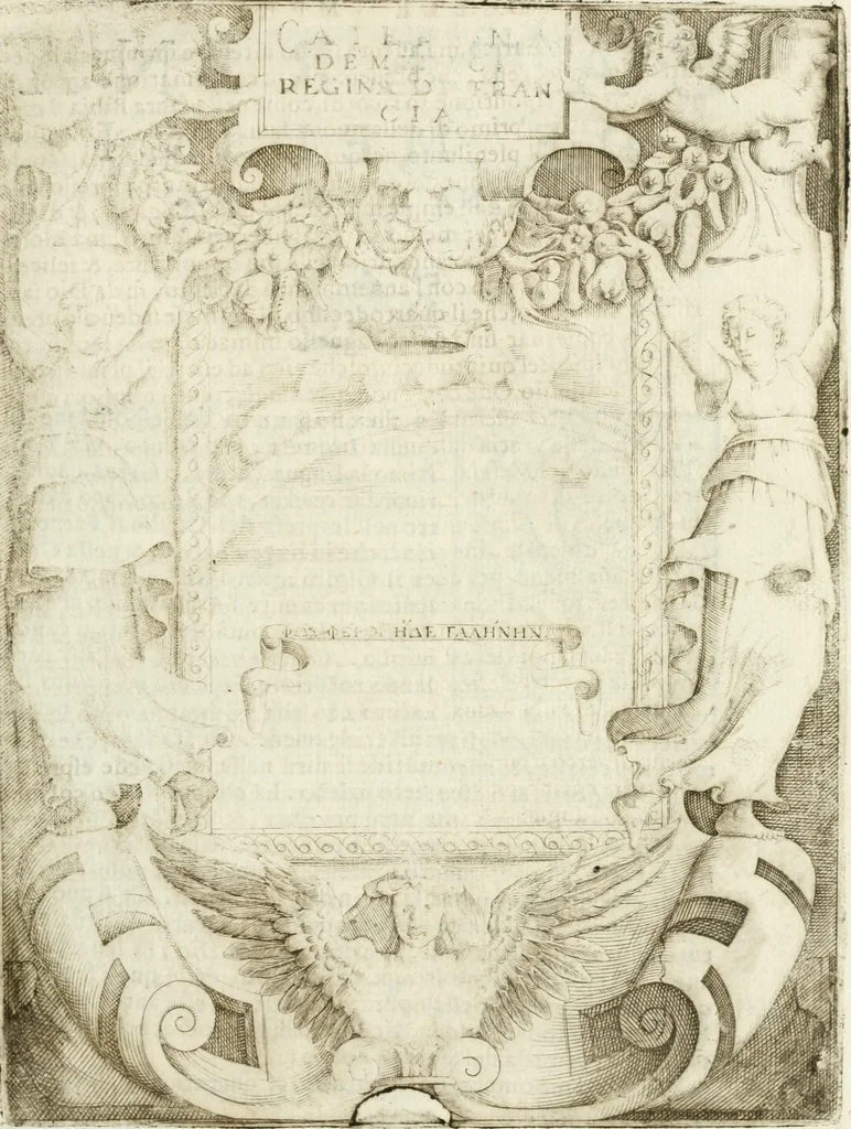 An illustration from Le imprese illvstri : con espositioni et discorsi, 1572, leaf 76