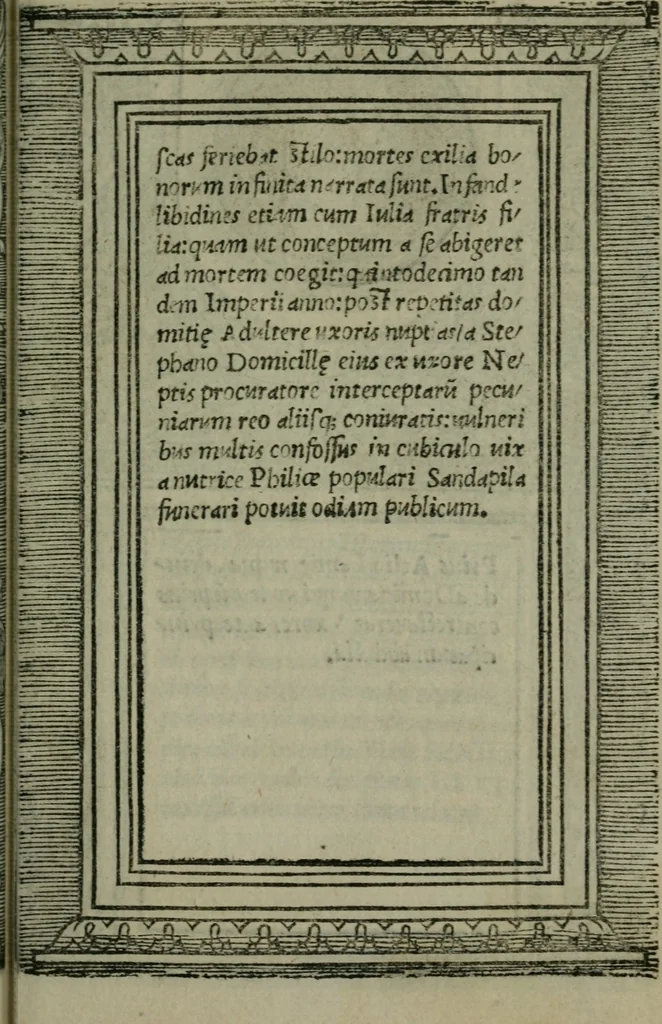 An illustration from Illvstrivm imagines, 1517, leaf 134