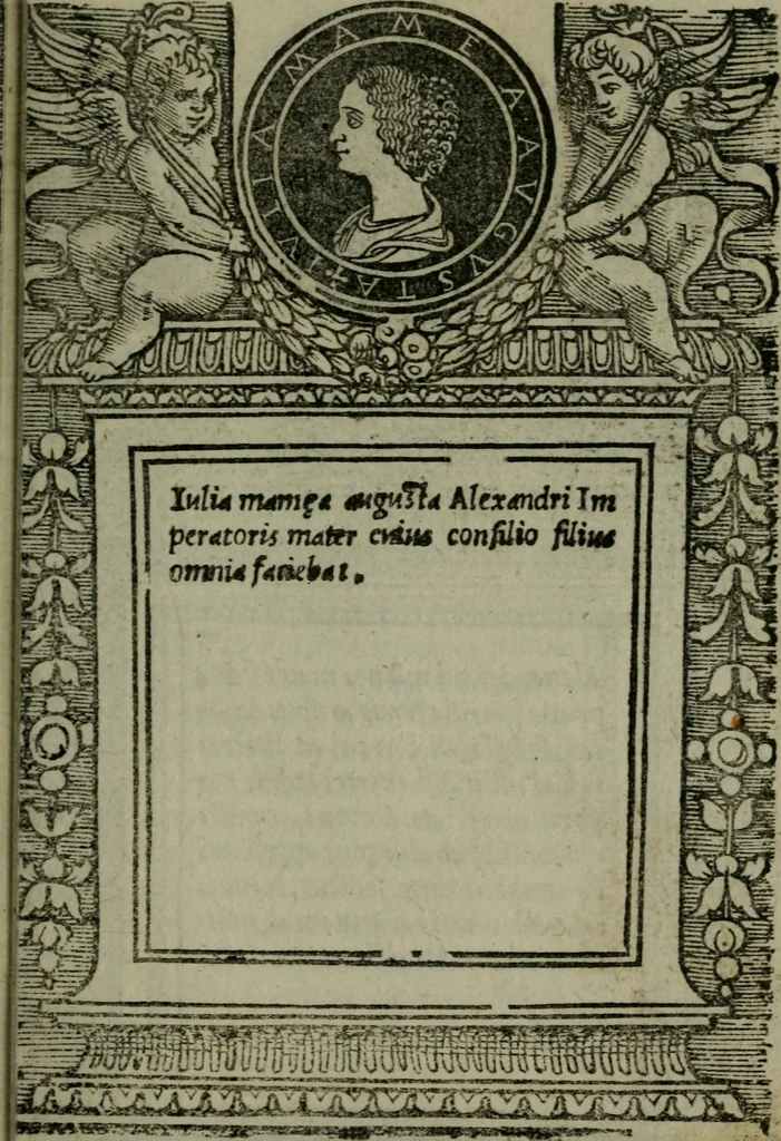 An illustration from Illvstrivm imagines, 1517, leaf 174