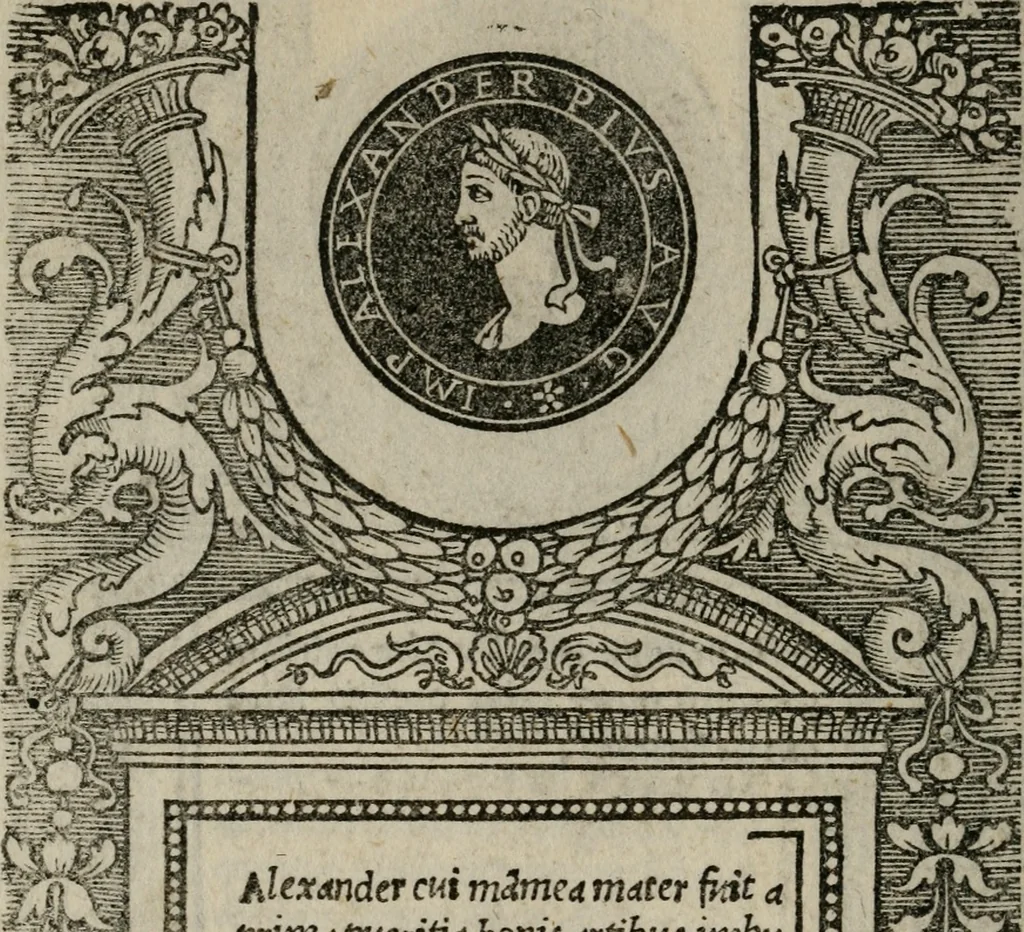 An illustration from Illvstrivm imagines, 1517, leaf 175